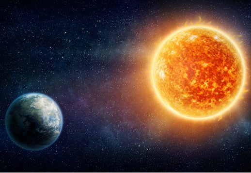 Słońce i Ziemia -1